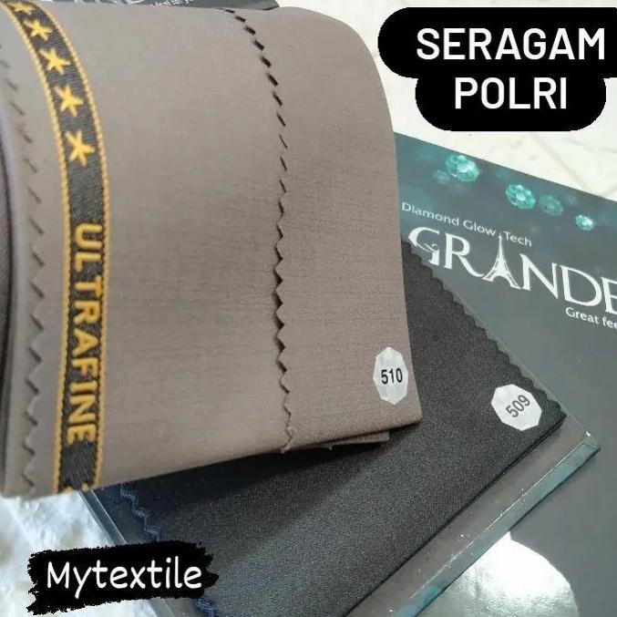 kain seragam polri polisi bahan grandefeel