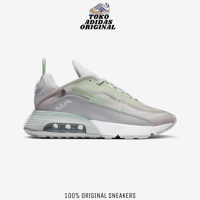 SEPATU SNEAKERS NIKE AIR MAX 2090 GREY VAPOUR GREEN ORIGINAL 100% BNIB