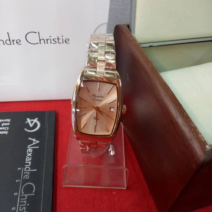Jam Tangan Analog Wanita Alexandre Christie AC 2961 LD Solid Steel