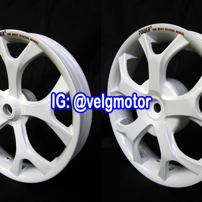 velg Mio type mile putih POWER