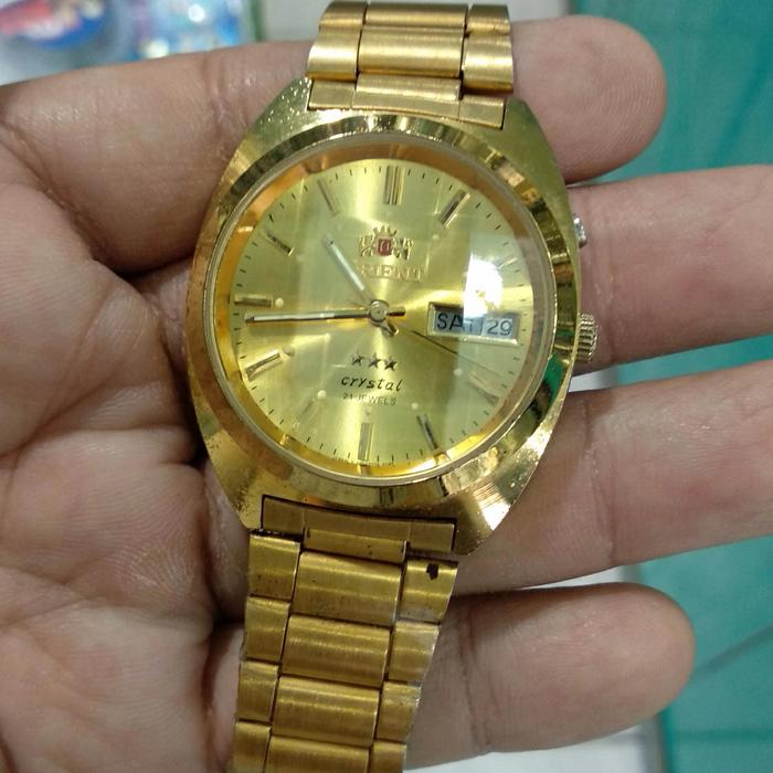 jam tangan Orient otomatis klasik jam pria jam vintage