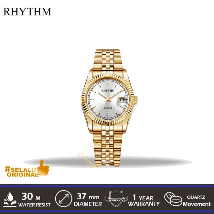 Jam tangan Analog Man RHYTHM R1201S05 Original Murah
