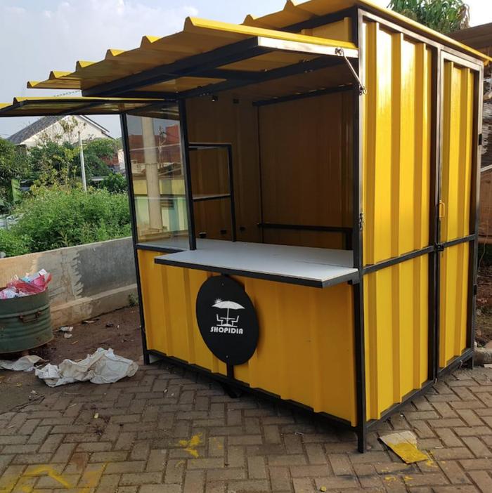 Booth kontainer / Gerobak Kontainer / Gerobak costum Cafe Resto