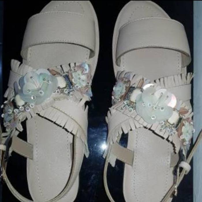 SOLD !!! PRELOVED PVRA - CLARA NUDE SIZE 39 - LIKE NEW