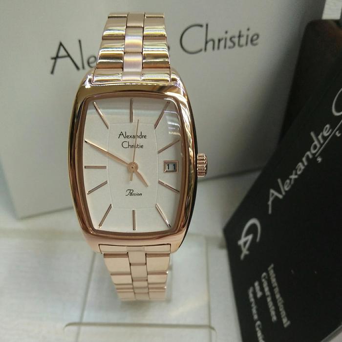 Jam Tangan Analog Wanita Alexandre Christie Ac 2961 LD Solid Stainless