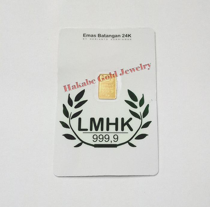 Emas Batangan HK Logam Mulia 24K Gold Bar Gold Fine Gold 1 Gram