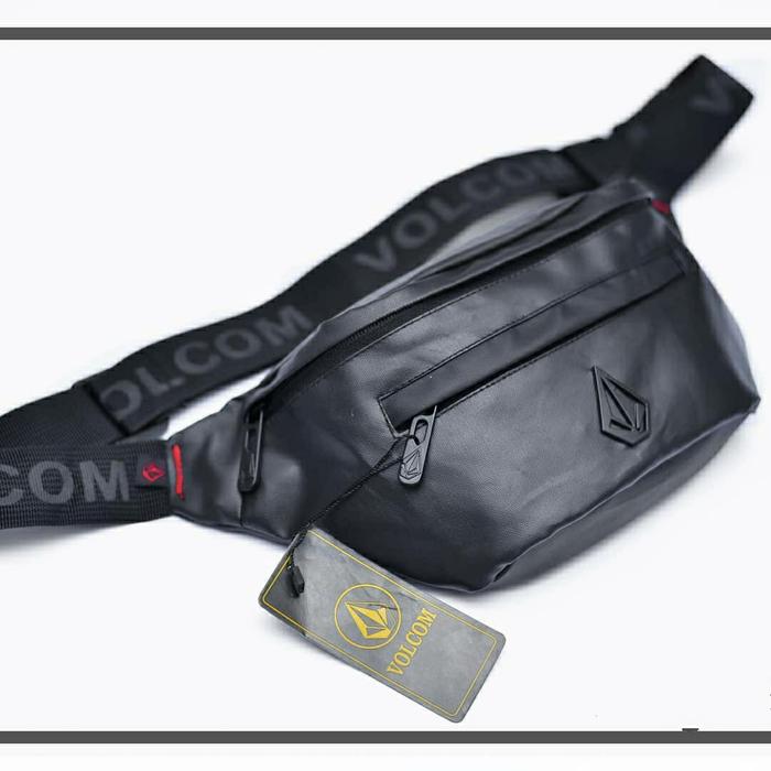 Volcom Waist Bag Waistbag Wesbek Tas Pinggang Pria Hitam Waterptoof