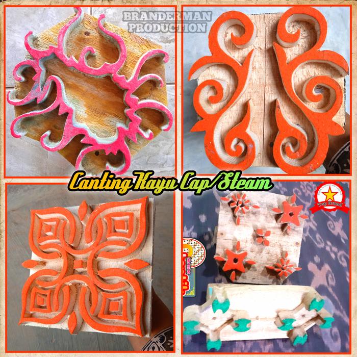 canting batik cap stempel (Bahan Kayu)