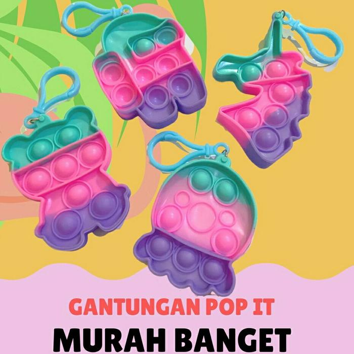 GANTUNGAN KUNCI POP IT HOOK CLASP POP IT MINI / GANTUNGAN TAS MINI