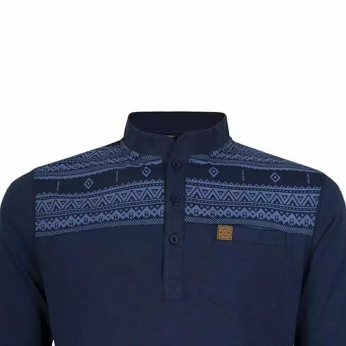 EIGER 5689 BARRAKKA baju kaos Koko muslim motif etnik