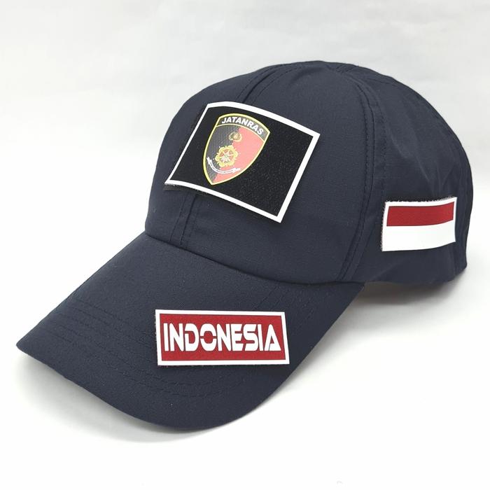 Topi Tactical Logo JATANRAS Model PDL Premium Quality Free 3 Patch Prepet Emblem Perekat Velkro