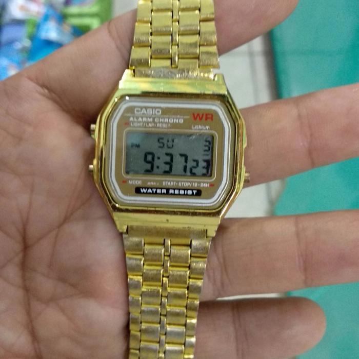 jam tangan casio gold digital jam tangan wanita