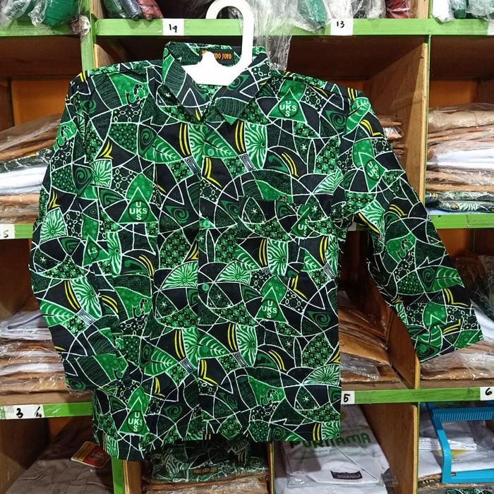 Hem/kemeja batik sd sidoarjo / seragam sekolah batik uks sidoarjo
