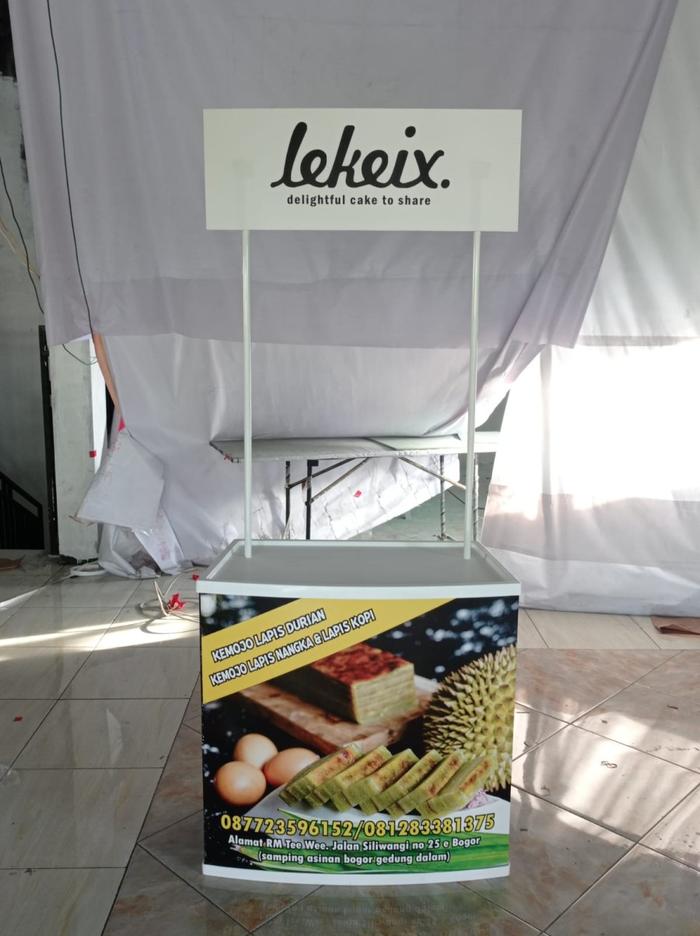 Event Desk / Booth Portable / Custom Meja Portable Printing / Surabaya
