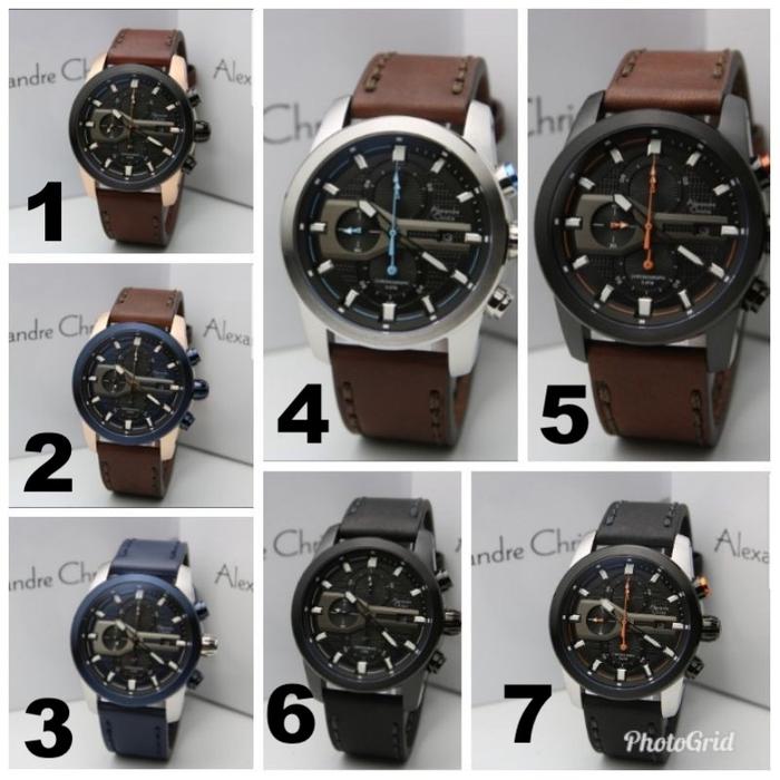 Alexandre Christie AC 6562 MC LBRBA Men Leather Strap