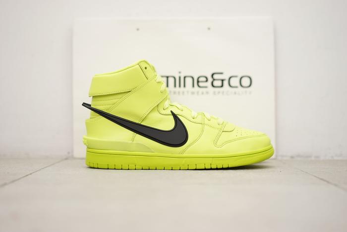 Nike Dunk High x Ambush Flash Lime