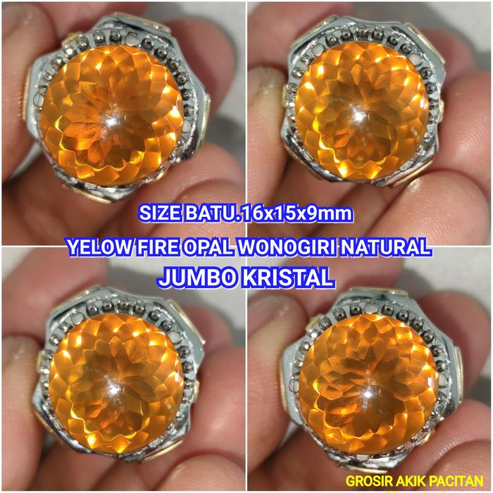 PRODUK SPESIAL YELOW FIRE OPAL WONOGIRI NATURAL JUMBO