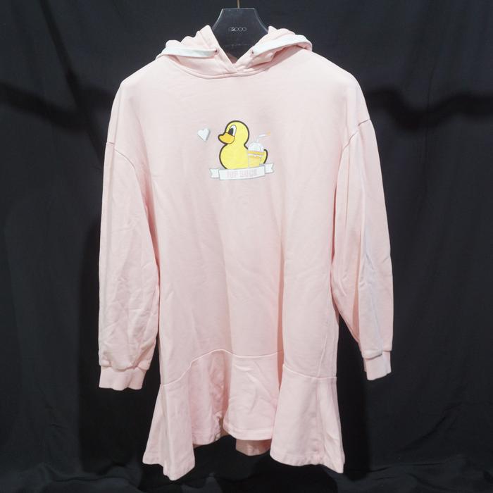 Jaket Sweatdress hoodie pancoat pop duck original bekas