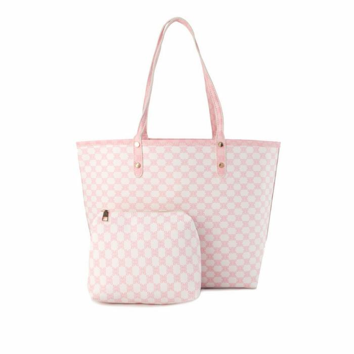 HUER - TOTE BAG WANITA ORIGINAL- Jalye Pattern Tote Bag