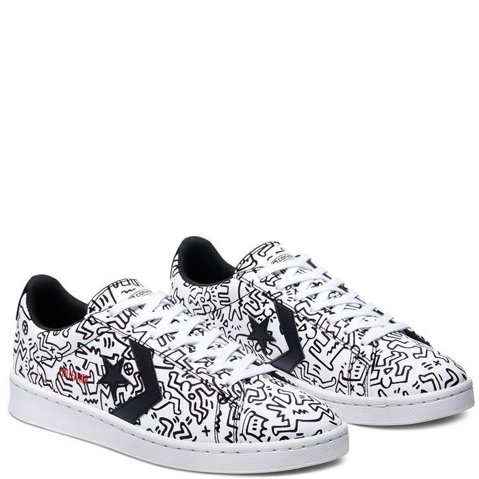 Converse x Keith Haring Pro Leather Low Top White/Black/Red