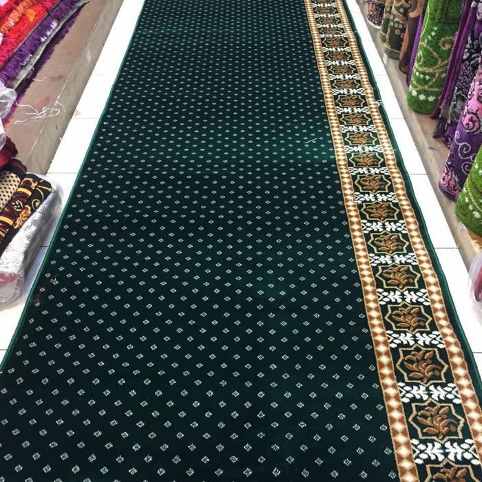 karpet sajadah masjid turki bintik polos