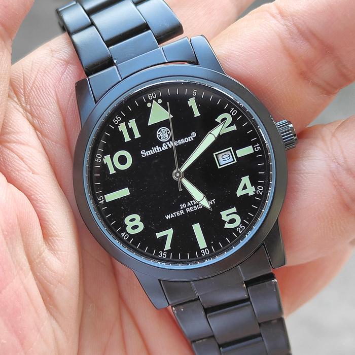 Jam SMITH WESSON All Black Quartz ORIGINAL
