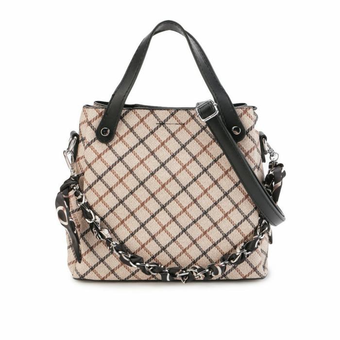 HUER - TOTE BAG WANITA ORIGINAL- KEISHA PATTERN TOTE BAG