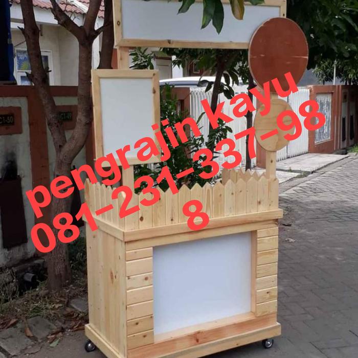 gerobak es krim / gerobak buah / geeobak capucino