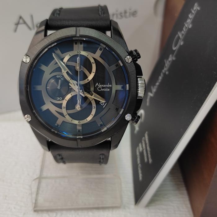 Jam Tangan Analog Pria Alexandre Christie Ac 6589 MC Solid Steel