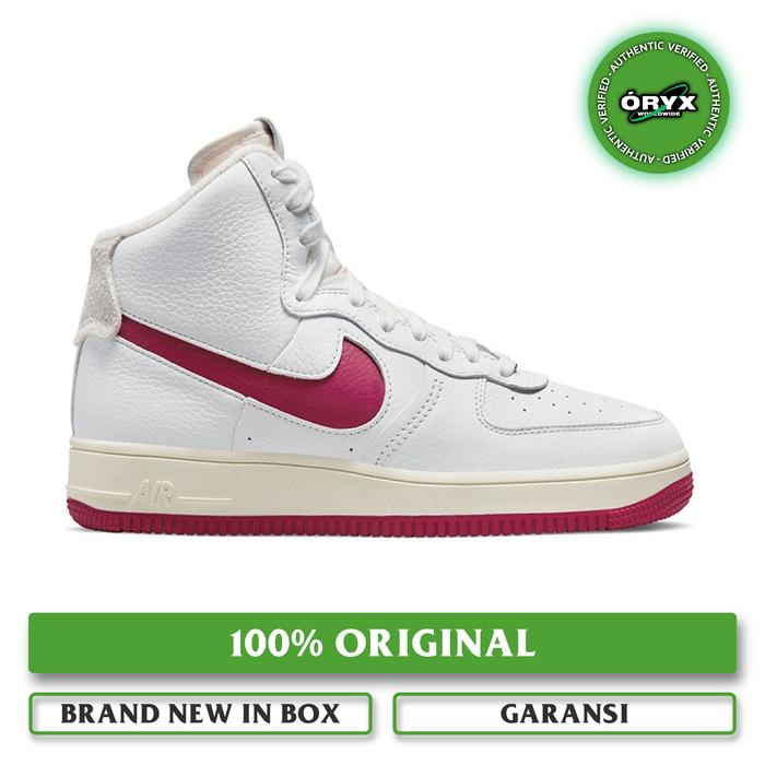 Nike Air Force 1 High Strapless Sculpt Summit White / Gym Red