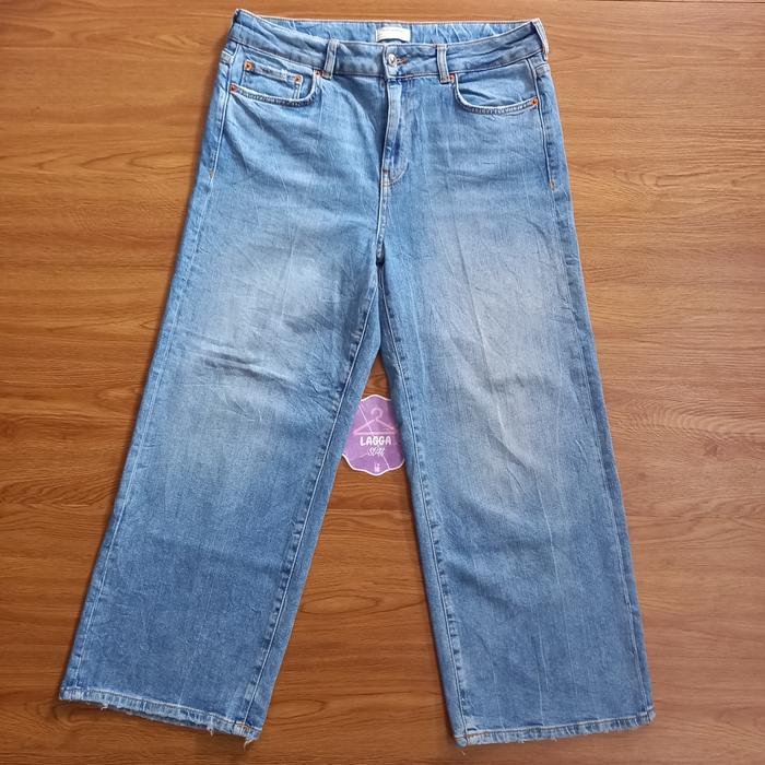 Zara Woman Kulot Ripped Jeans Original