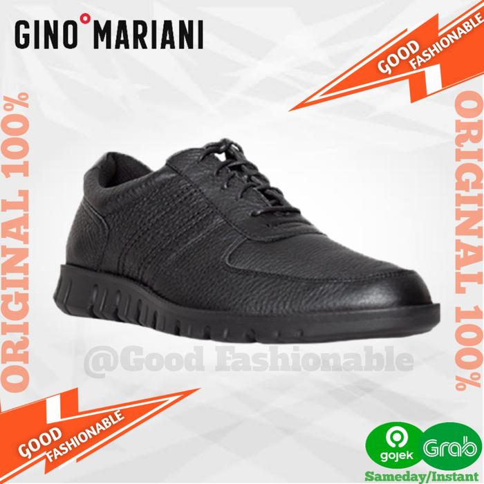 Sepatu Casual Gino Mariani Zenon 11 Black Original Sepatu Pria