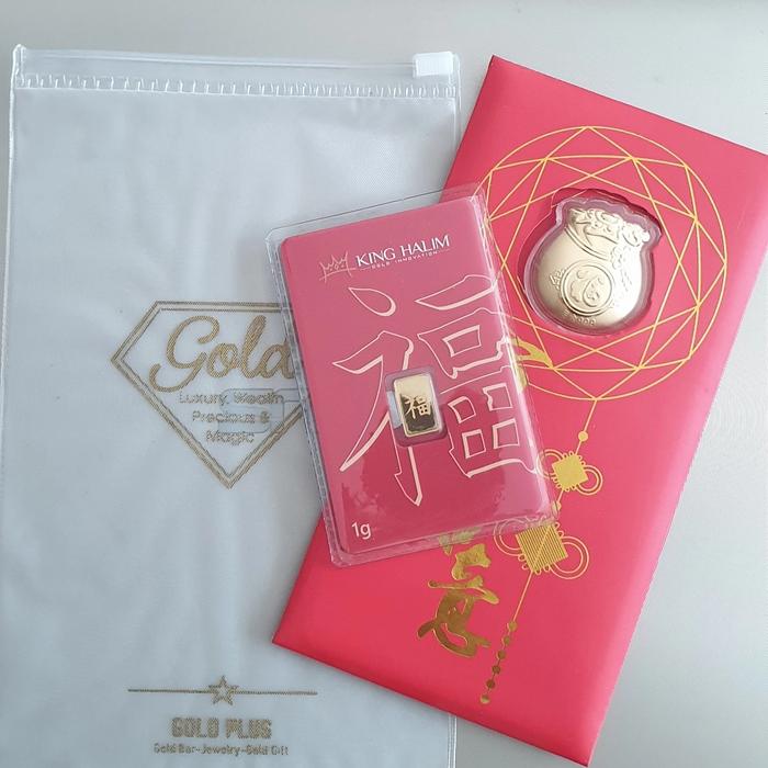 kado ucapan selamat  emas LM king halim