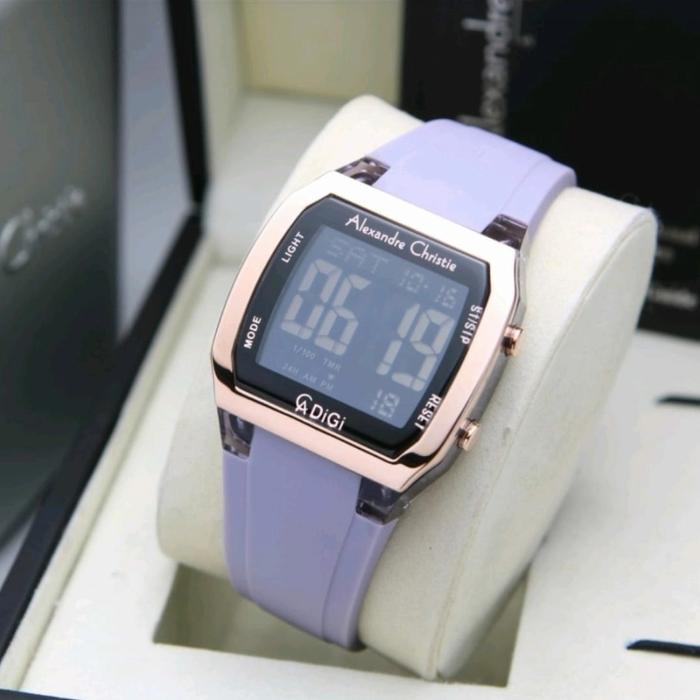 Jam Tangan Digital Wanita Alexandre Christie Ac 9348 MH All Stainless