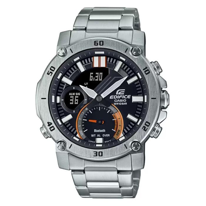 Casio Edifice ECB-20D-1ADF Men Watch Double Time ECB-20D-1A