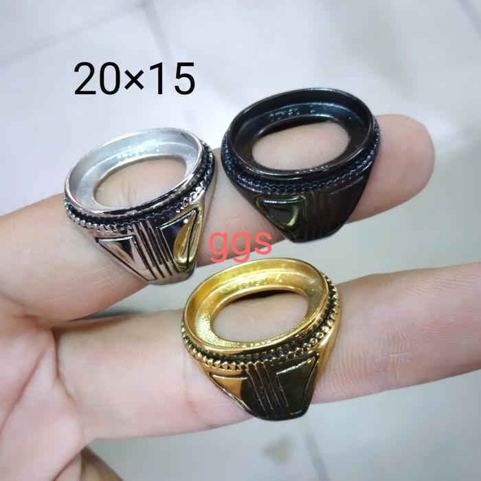 cincin titanium super model tanam/emban/cincin pria