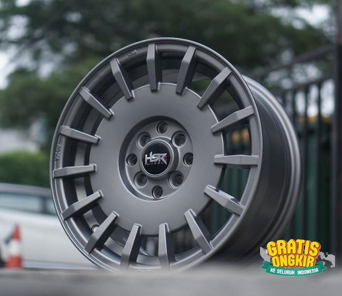 jual velg mobil ring 15 RALLY HSR R15 pcd 8x100/114,3 gratis pentil