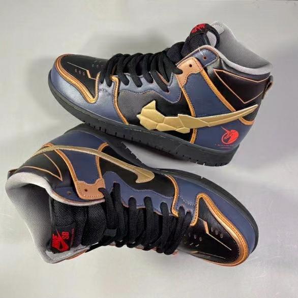 Gundam x Nike Sb Dunk High "Banshee"
