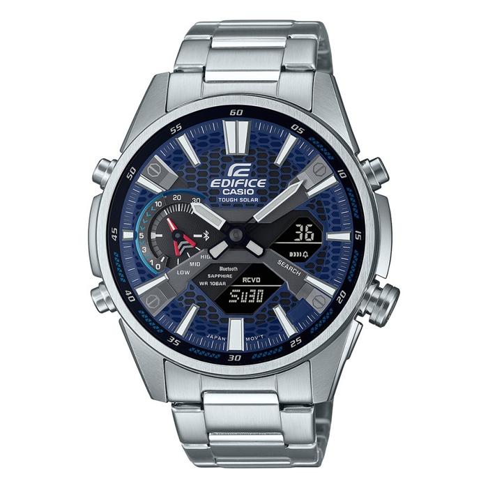 Casio Edifice ECB-S100D-2ADF Men Watch Double TIme ECB-S100D-2A