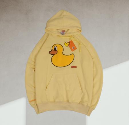 JAKET SWEATER CREWNECK HOODIE YELLOW / KUNING DUCK PANCOAT ORIGINAL