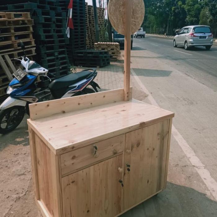 booth minuman/booth jualan/booth kayu jati Belanda