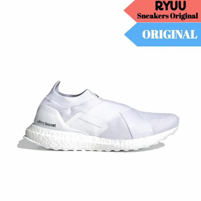 Sepatu ADIDAS ULTRABOOST DNA SLIP-ON WHITE Women's Shoes Original