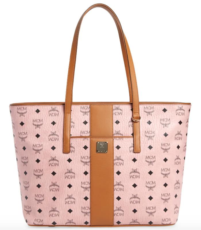 MCM Anya Medium Visetos Zip Top by Madame Jastip USA