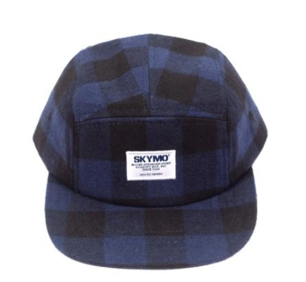 Skymo apparel Topi kanawas blue 5panel
