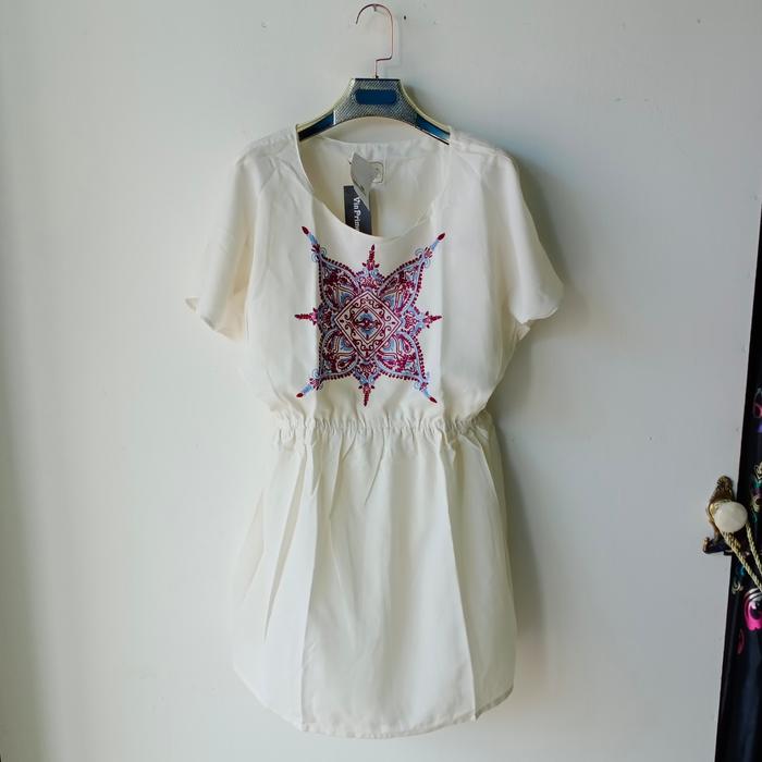 Archives/Mini Dress Wanita Second import/Dress Sifon Vintage import