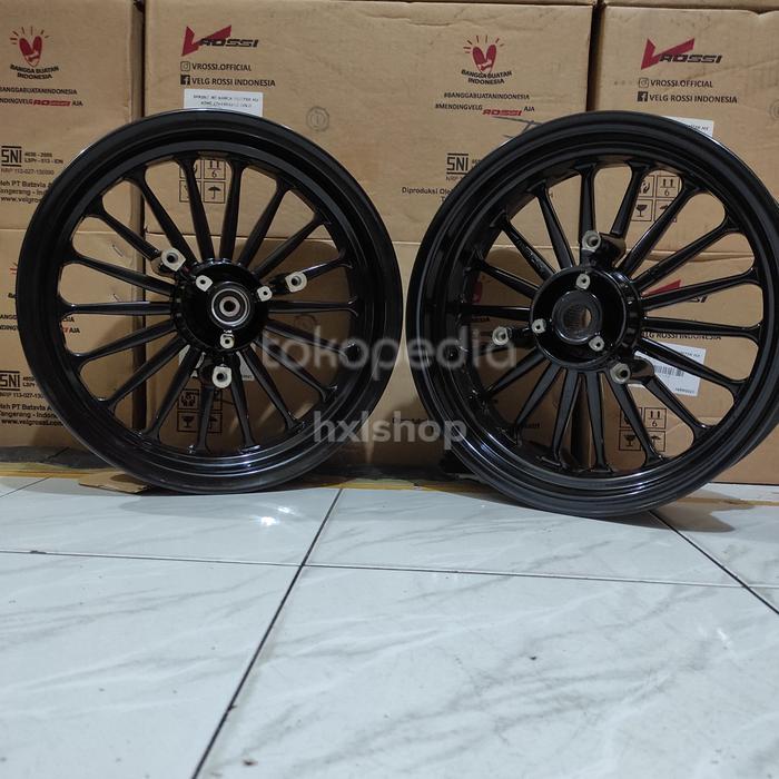 VELG ROSSI VENOM GALAXY MODEL DAYTONA NMAX NEW UK350/400 RING 13 BLACK