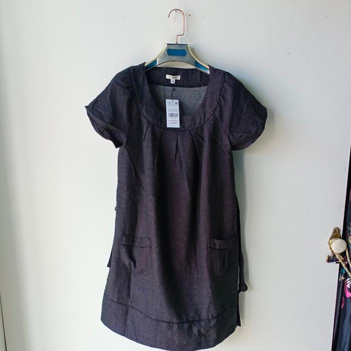 Love Mic/Tunik polkadot Second import/Mini Dress wanita import