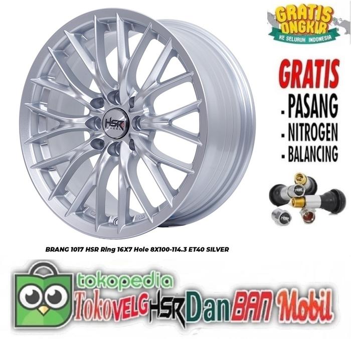 velg hsr BRANG 1017 FC HSR R16X7 H8X100-114,3 VELG MOBIL MURAH KUDUS