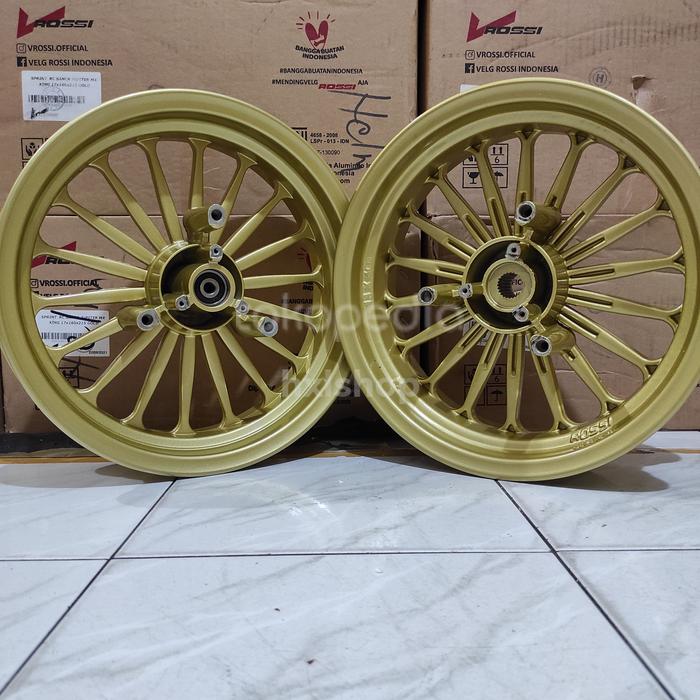VELG ROSSI GALAXI MODEL DAYTONA YAMAHA NMAX OLD UK350/400 RING 13 GOLD