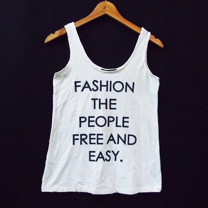 DK470 SIZE S INGNI TANKTOP WANITA ATASAN CEWEK IMPOR SECOND PRELOVED